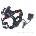 Super bright 3pcs head lamp